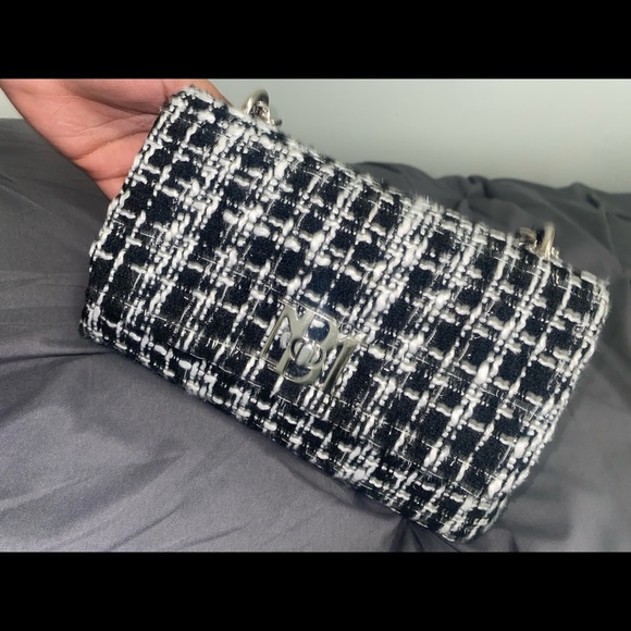 Badgley Mischka Handbags - Badgley Mischka Woven Messenger Bag